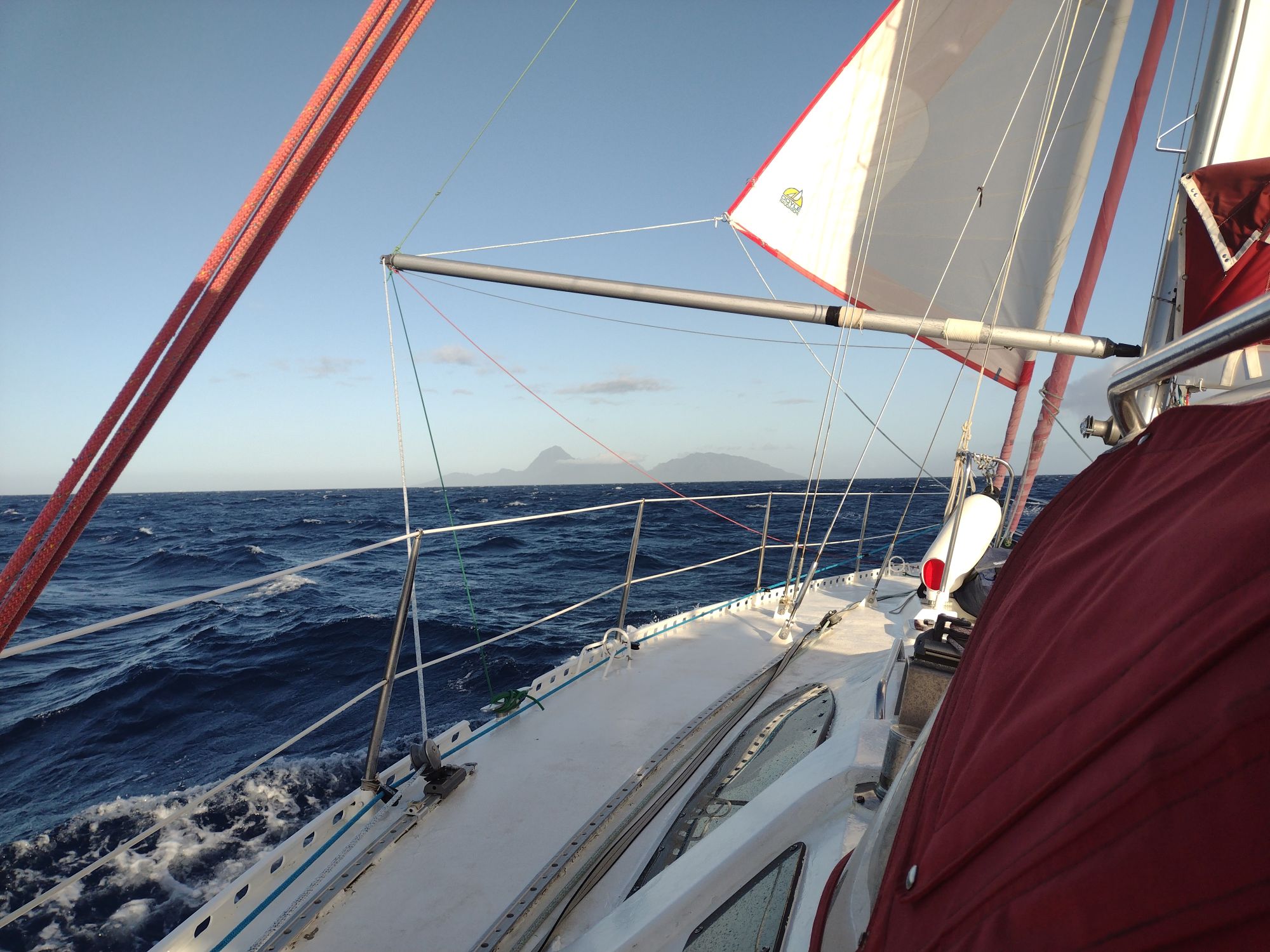 Pazifikwellen überholen von achtern